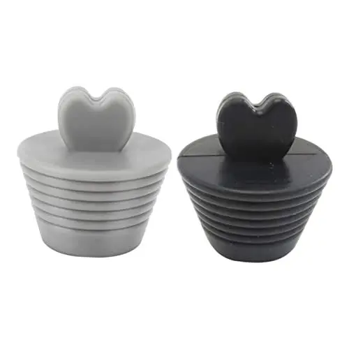 Produktbild: SHOWERORO 2-teiliges Badewannenstöpsel-Set Silikon-Wannenstopper kein Leck-Design austauschbarer Waschbeckenstopper für zu Hause