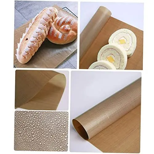 Produktbild: SHOWERORO 2 Stück Kaffeefarbe 40 X 60 Cm Antihaft-backblechmatte Wachstuch Backblechtuch Verdicktes Backwachstuch Für Den Heimgebrauch