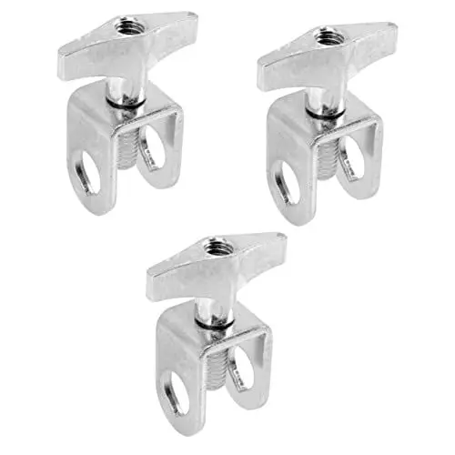 Produktbild: SHOWERORO 3 Stück Kuhglocken Clip Kuhglocken Kuhglocken Halterung Kuhglocken Befestigungsklemmen Kuhglocken Instrument Trommel Musikinstrument Teil Kuhglocke Montierter Halter