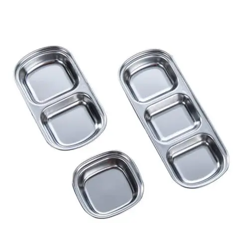 Produktbild: SHOWERORO 3st Gewürzgericht Wasabi-gericht Gewürzteller Sub-grid-gericht Snackteller Prise Schalen Gewürze Dip-sauce-gericht Sushi-dip-schalen Sauce Gericht Vorspeisenteller