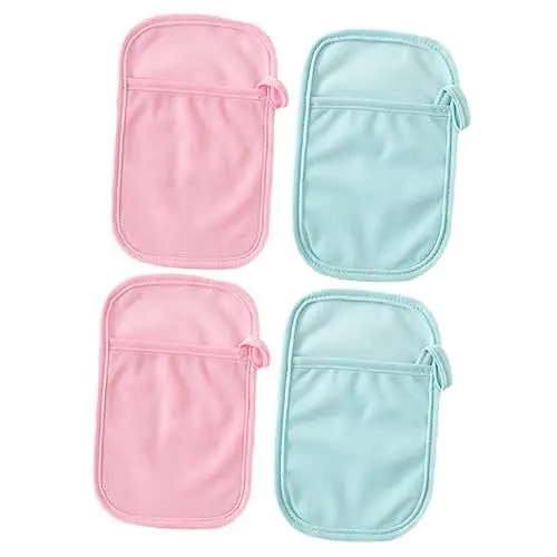 Produktbild: SHOWERORO 4 Stück Bürste für geburt pflegeprodukte badetücher badetuch Babyhandtuch Körperwaschmittel für Kinder -Dusche-Peeling Baumwollhandtuch ，