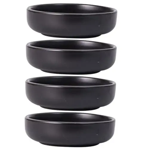 Produktbild: SHOWERORO Keramik-Gewürzschale Mini-Sauce-Dip-Schüssel-Set Gewürzschalen im japanischen Stil Sojasaucenschale für Wurstwaren Party Hochzeit Geburtstag