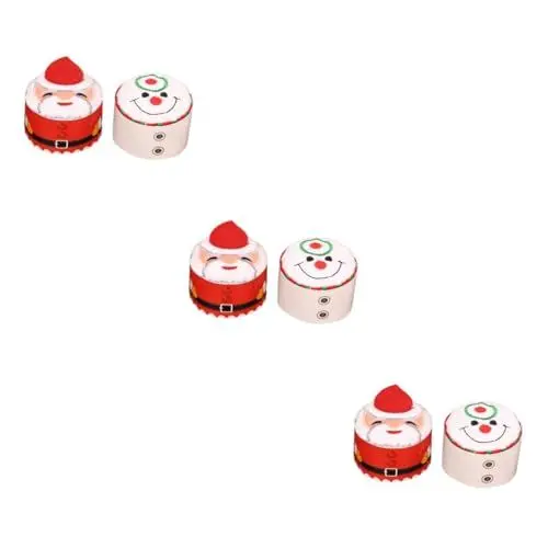 Produktbild: SHOWERORO 3sets Elegante Weihnachten Handtücher Santa Schneemann Baumwolle Waschlappen Stilvolle Kinderzimmer 2 Stücke * 3