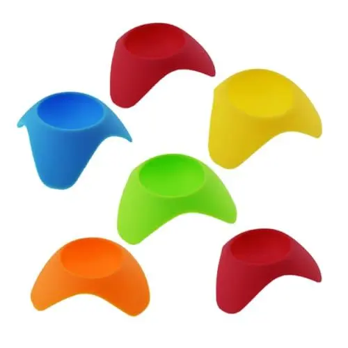 Produktbild: SHOWERORO 6st Gekochte Eierbecher Eierkocher-formbecher Halter Für Eierbecher Eier-servierplatte Eierspender Ei Beißt Schimmel Kocher Für Pochierte Eier Eier-wilderer-becher Eierkocher Tasse