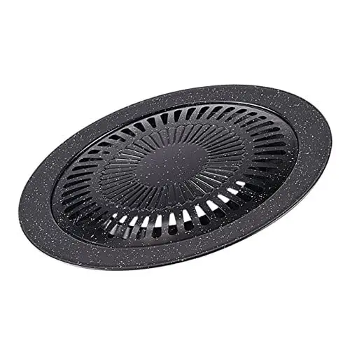 Produktbild: SHOWERORO Grillpfanne Koreanische Barbecue-grillpfanne Antihaft-Design Für Camping BBQ Gemüse Grillzubehör
