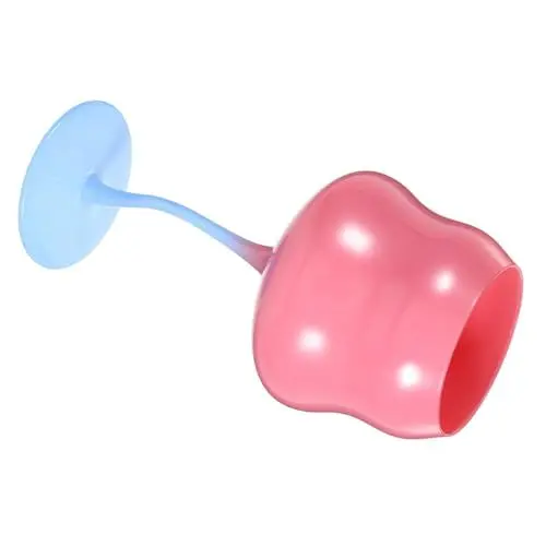 Produktbild: SHOWERORO Elegantes Weinglas mit Rosenmotiv Mehrzweck-Barbecher für Cocktails Wasser Tee Saft für Mama