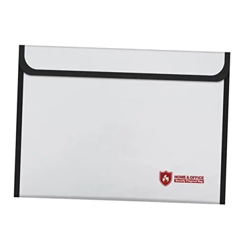 Produktbild: SHOWERORO Feuerfeste Aktentasche Transparente Brieftasche Sicherheitsdokumententasche Schmuck Organizer Tasche Transparente Organizer Taschen Sicher Feuerfeste Bürotasche