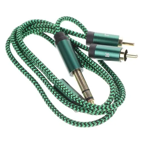 Produktbild: SHOWERORO Gitarre Soundkabel Mit Klinkenstecker Patchkabel Für Gitarrenpedale Für Stabile Tonübertragung Bei Elektrischen Instrumenten Und Bassverstärkern