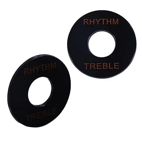 Produktbild: SHOWERORO Gitarre Toggle Plate Washer Gitarrenpad Für E-gitarre Rundes Pad