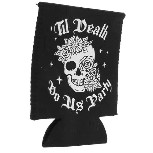 Produktbild: SHOWERORO 1stücke Halloween Can Cooler Wiederverwendbare Bierdose Schutzhülle Neopren Für Getränke Für Partys Und Feiern Schwarz