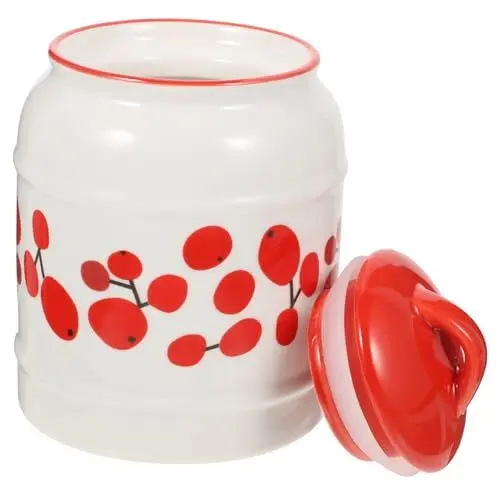Produktbild: SHOWERORO Kerntyp Bacon Grease Container Aus Keramik Abnehmbarer Deckel Für Küche Und Esszimmer