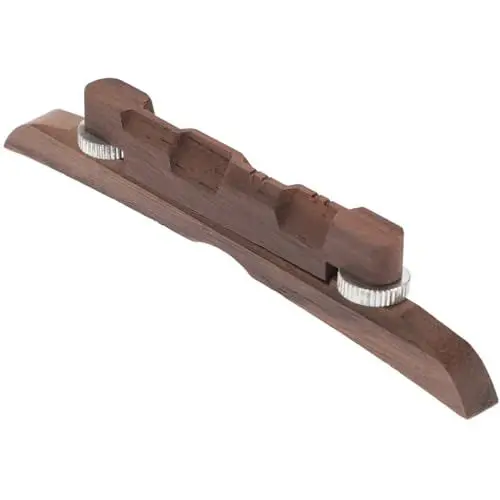 Produktbild: SHOWERORO Verstellbare Mandolinenbrücke Aus Höhenverstellbar Geeignet Für Gewölbte Mandolinen Zufällige Farben Natürliche Holzmaserung Perfektes Zubehör Für Musiker