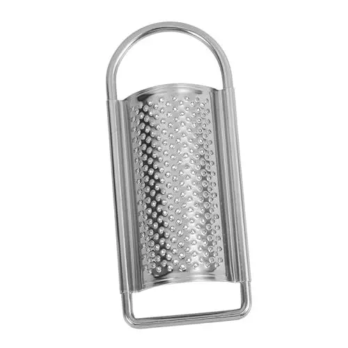 Produktbild: SHOWERORO Reibe Edelstahlhobel Metallhobel Handschleifer Edelstahlmaterial käsespiel Käsemühle Käseschredder Käseschneider Käseschaber Küchenutensilien Wohnaccessoire Rostfreier Stahl Silver