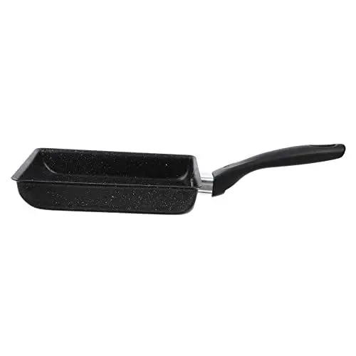 Produktbild: SHOWERORO Non-stick Eierpfanne Quadratische Bratpfanne Für Frühstück Vielseitig Einsetzbar Für Rührei Steak Und Kompatibel Mit Gas Und Induktionsherden