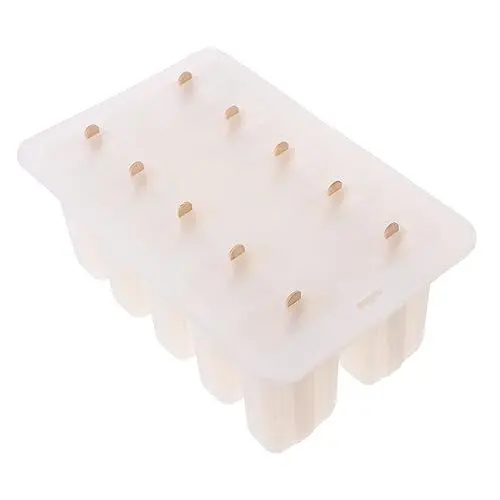 Produktbild: SHOWERORO 10er-pack Eiscreme-form Hausgemachte Maker Holzaufkleber Sortiert Leicht Zu Lösende Form