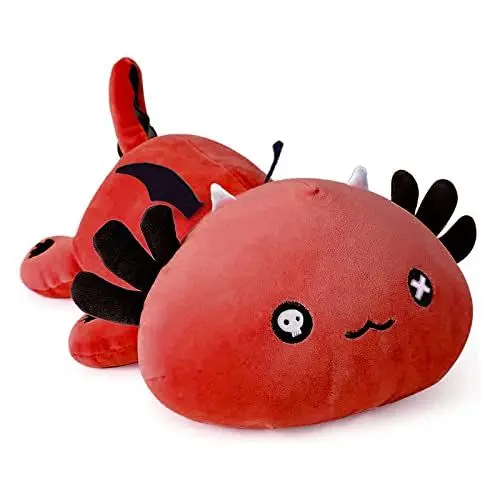 Produktbild: shownicer Plüschtier Axolotl Stofftier Kawaii Axolotl Plüsch, Axolotl Kuscheltier Plüschkissen Spielzeug, Wurfkissen, Schmusetier Geschenk für Kinder Mädchen Jungen