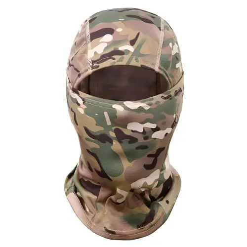 Produktbild: SHSHbuy Sturmhauben,Camo Gesichtsmaske Gesichtshaube,Skimaske Motorradmaske Hals Gaiter UV-Schutz Balaclavas für Herren Damen Motorrad Radfahren Sport(Mehrfarbig)