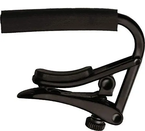 Produktbild: SHUBB - C1K Capo Noir, Kapodaster für Gitarre mit Stahlsaiten, Schwarz