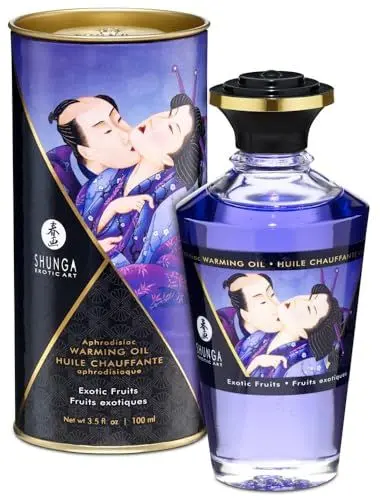 Produktbild: Shunga Aphrodisiac Wärmendes Öl, Exotische Früchte, Blau