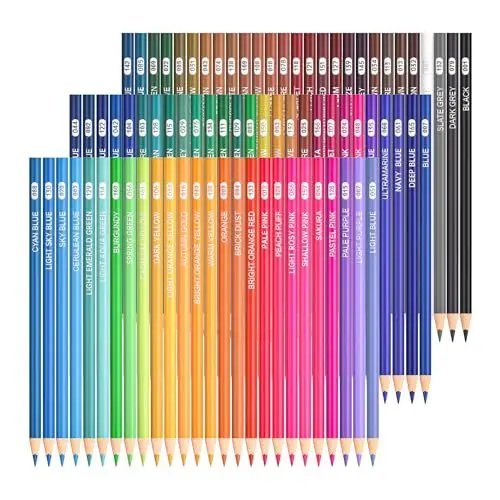 Produktbild: Shuttle Art Buntstifte Set, 80 Buntstifte für Erwachsene und Anfänger zum Malen und Zeichnen, bruchsichere Buntstifte Kinder, Holzstifte, Farbstifte für Malbücher, Schule und zu Hause