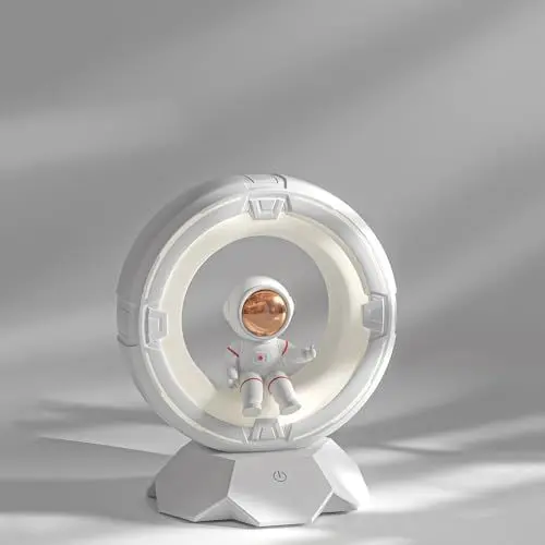Produktbild: SHYOSUCCE nachtlicht kinder,touch-steuerung silikon kinder nachtlampe, LED baby kawai stilllicht mit USB-Aufladung für kinderzimmer babyzimmer deko geschenk (Astronaut)
