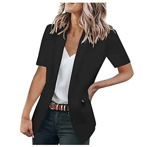 Produktbild: SHZFGUI Blazerkleid Damen Blazer Damen Sportlich Kurzblazer Damen Blazer Damen Schwarz Blazer Für Damen Blazer Damen Lang Oversize Blazer Damen Blazer Pink Damen Blazer Damen Elegant Schwarzer