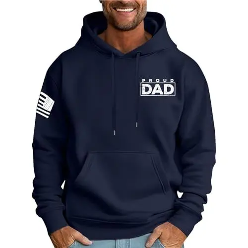 Produktbild: SHZFGUI Hoodie Men Mens Hoodie Herren Hoodie mit Reißverschluss Retro Pullover Herren Zip Hoodie Mens Sweatshirt Hausjacke Herren Schwarzer Hoodie Herren Pullover Herren Set Fleecejacke Blau 2XL