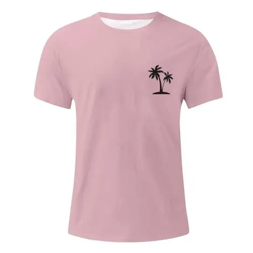 Produktbild: SHZFGUI Poloshirt Herren Sport Poloshirt Herren Kurzarm Baumwolle Poloshirt Herren Kurzarm mit Brusttasche Poloshirt 3XL Fitness Tshirt Herren Hemd Herren Schlaf Tshirt Herren Poloshirt Rosa 5XL