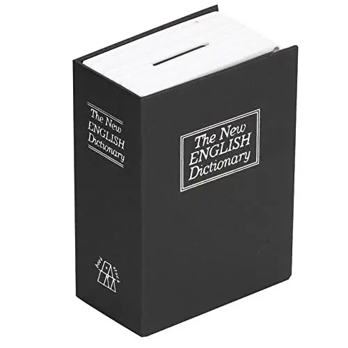 Produktbild: Sicherheitsbox, Mini-Simulation, Sichere Aufbewahrungsbox Bücher, Geld, Bargeld, Schmuck, Sicherheitsschloss mit Schlüsseln