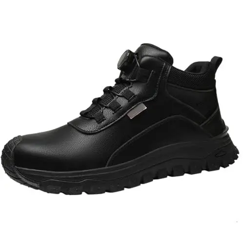 Produktbild: Sicherheitsschuhe Schweißerschuhe Sicherheitsschuhe S1 Herren Arbeitsschuhe S3 Herren Schuhe Winter Arbeitsschuhe Herren Winter Gefüttert Gummistiefel Herren 46 Wasserdicht