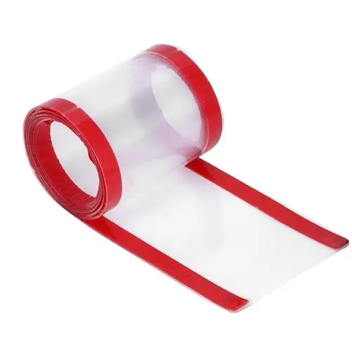 Produktbild: Sicherheits-Türscharnierschutzabdeckung Kindergartenkinder, Fingerklemmschutz die Sicherheit von Kindern (Mattierte Türrückseite 120 x 10 cm)