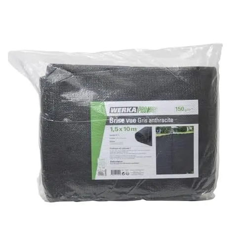 Produktbild: Sichtschutz grau anthrazit 10m 150g/m2 WERKA PRO 1,50 x 10m