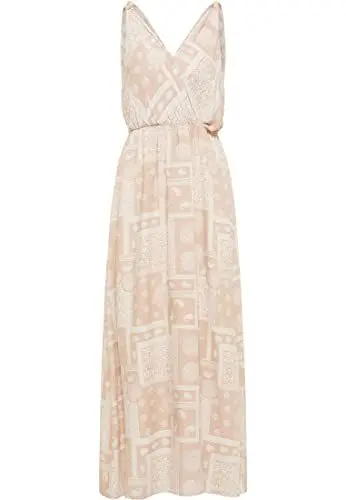 Produktbild: SIDONA Damen Maxikleid 19323078-SI01, BEIGE Weiss, M