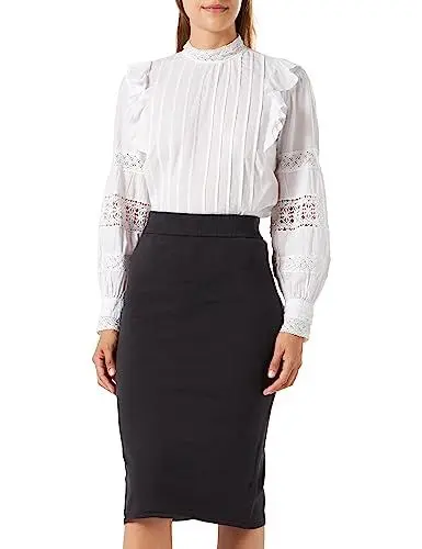 Produktbild: Sidona Damen Strick Midirock 10430501, Anthrazit, M