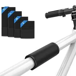 Produktbild: Siegvoll Fahrrad Rahmenschutz mit 4 verschiedenen Größen Transportschutz für Thule Fahrradträger Schutz für Carbonrahmen Fahrrad Zubehör Befestigung Schutz vor Kratzern