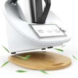 Produktbild: Siegvoll Gleitbrett für Thermomix TM6 TM5 aus Bambus, Schnelles Bewegen Rollbrett für Thermomix Vorwerk Küchenmaschine, Zubehör für Thermomix TM6 TM5,Bambusholz