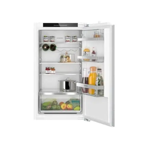 Produktbild: SIEMENS KI31RADD1 iQ500, Einbau-Kühlschrank, 102,5 x 56 cm Nische, 165 L, Made in Germany, sehr Leise, hyperFresh Box, längere Frische, LED-Beleuchtung, superCooling, autoAirflow, Flachscharnier