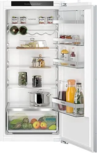 Produktbild: SIEMENS KI41RADD1 iQ500, Einbau-Kühlschrank, 122,5 x 56 cm Nische, 204 L, Made in Germany, sehr Leise, hyperFresh Box, längere Frische, LED-Beleuchtung, superCooling, autoAirflow, Flachscharnier