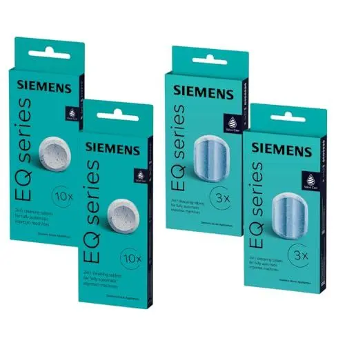Produktbild: SIEMENS TZ80001 20 Reinigungstabletten + 6 Entkalkungstabletten für EQ Series Kaffeevollautomaten