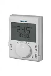 Produktbild: SIEMENS - RDJ100 Raumtemperatur-Regler mit Tagesschaltuhr und grosser LCD-Anzeige