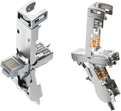 Produktbild: Siemens 6GK1901-1BB12-2AB0 IE FC RJ45 Plug 180 4x2, RJ45 Steckverbinder, CAT6A, FC Anschlusstechnik 6GK19011BB122AB0 Po