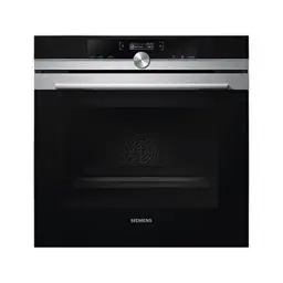 Produktbild: Siemens HB634GBS1 iQ700 Einbau Backofen, 71 L, Schwarz, Edelstahl, 4D Heißluft