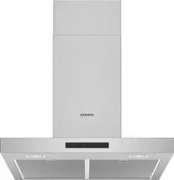 Produktbild: Siemens LC66BBM50 iQ300 Dunstabzugshaube / Wandhaube / 60 cm / LED-Beleuchtung / Extrem leise / Elektronische Steuerung / Metall-Fettfilter / Edelstahl