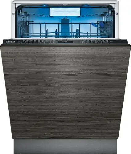 Produktbild: Siemens SX87YX03CE iQ700 Smarter XXL-Geschirrspüler Vollintegriert, 60 cm breit, Besteckschublade, glassZone schonende Reinigung Ihrer Gläser, varioSpeed Plus on demand der Spül-Turbo, emotionLight