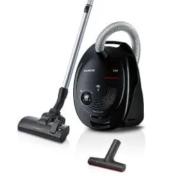 Produktbild: Siemens Staubsauger mit Beutel Z 3.0 extreme power VSZ3XTRM11, Bodenstaubsauger, XXL-Polsterdüse ideal für Tierhaare, Bodendüse für Parkett, Teppich, Fliesen, niedriger Stromverbrauch, 850 W, schwarz