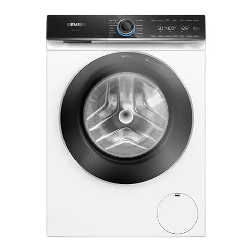 Produktbild: Siemens WG44B2040, iQ700, Smarte Waschmaschine 9kg, 1400 UpM, Made in Germany, Antiflecken-System, weniger Bügeln mit smartFinish, varioSpeed für schneller saubere Wäsche, Nachlegefunktion, aquaStop