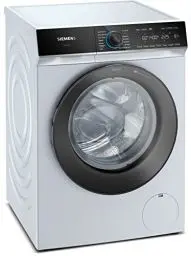 Produktbild: Siemens WG54B2030 Waschmaschine iQ700, Frontlader mit 10kg Fassungsvermögen, 1400 UpM, speedPack XL, Antiflecken-System, Home Connect, Weiß, 60cm