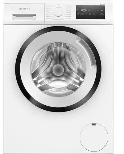 Produktbild: Siemens WM14N123 Waschmaschine iQ300, Frontlader mit 7kg Fassungsvermögen, 1400 UpM, speedPack L, Outdoor-Programm, simpleTouch LED-Display, iQdrive-Motor, Weiß, 60cm