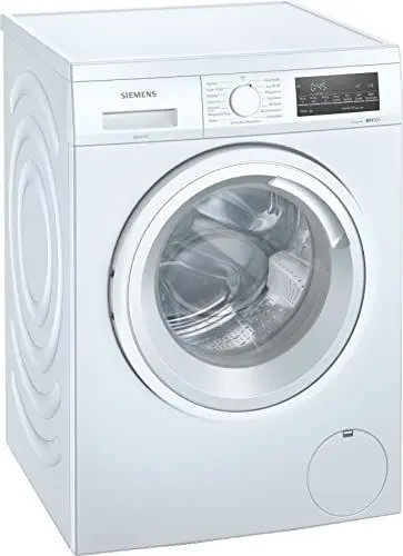Produktbild: Siemens WU14UT21 iQ500 Waschmaschine, 9 kg, 1400 UpM, Unterbaufähige Waschmaschine, Outdoor-Programm Schonende Reinigung, speedPack L Beschleunigen Sie Ihre Programme, Weiß
