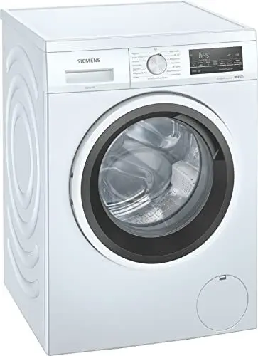 Produktbild: Siemens WU14UT41 iQ500 Waschmaschine, 9 kg, 1400 UpM, Unterbaufähige Waschmaschinen, Outdoor-Programm Schonende Reinigung, speedPack L Beschleunigen Sie Ihre Programme, Weiß